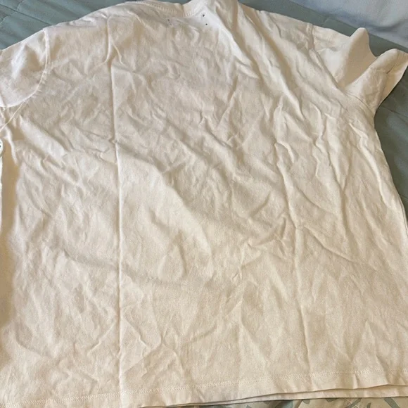 AMIRI Cream Short Sleeve Tee